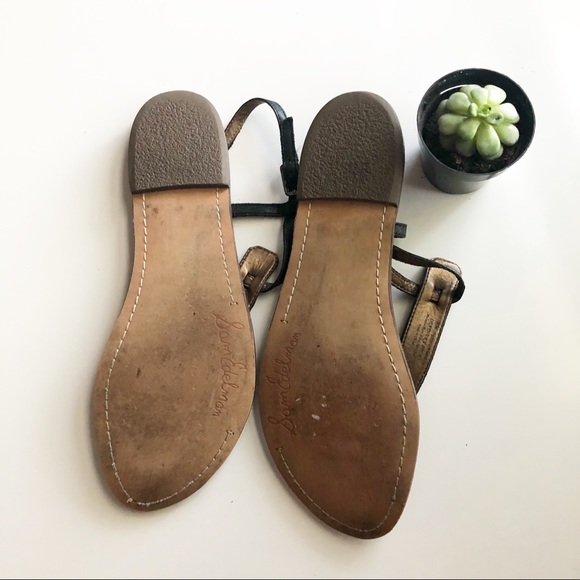 Sam Edelman Black Thong Sandals 9M - Picture 6 of 8